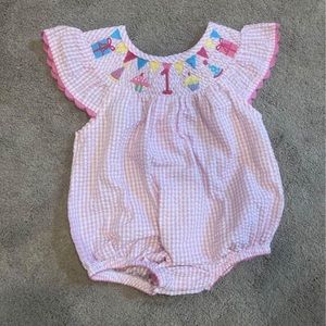 Baby’s first birthday onsie